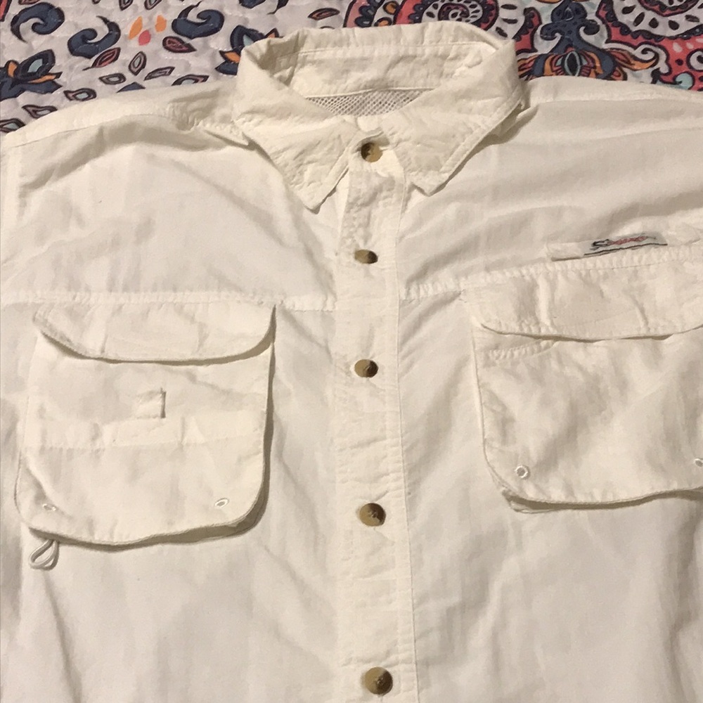 World Wide Sportsman Mens Casual Fishing Shirt - Picture 2 of 10